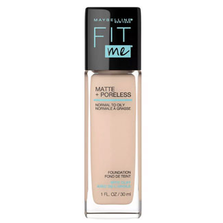 Maybelline Fit Me Matte + Poreless Oil Free Liquid Foundation